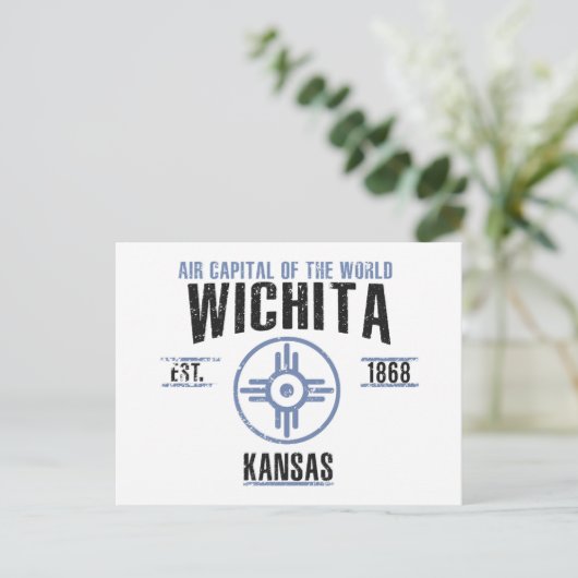 Wichita Postkarte (Stehend Vorderseite)
