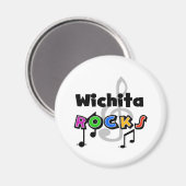 Wichita Rocks Magnet (Vorderseite/Rückseite)