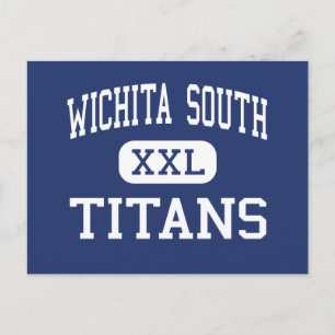 Wichita South - Titans - High - Wichita Kansas Postkarte