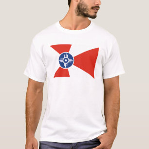 Wichita-Stadtflagge T-Shirt