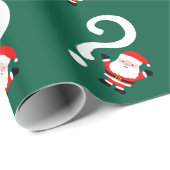 Wichtel Fragezeichen Weihnachten  Geschenkpapier (Rolleneckpunkt)