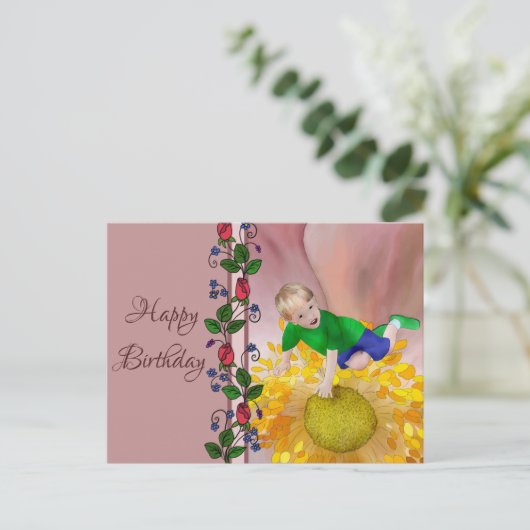 Wichtel Postkarte (Stehend Vorderseite)