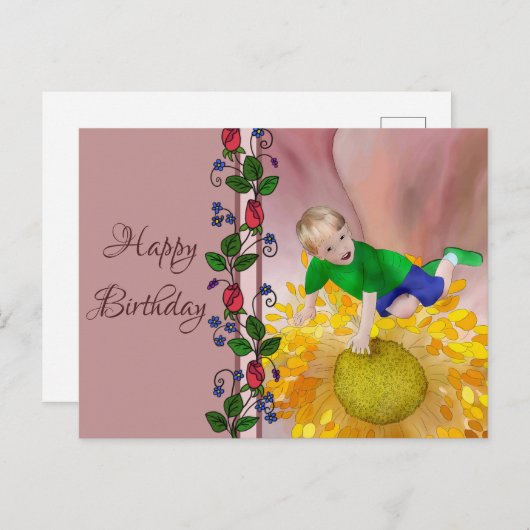 Wichtel Postkarte (Vorne/Hinten)