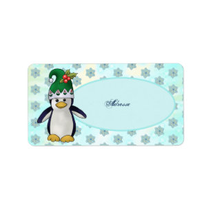Wichtelpinguin Adressaufkleber