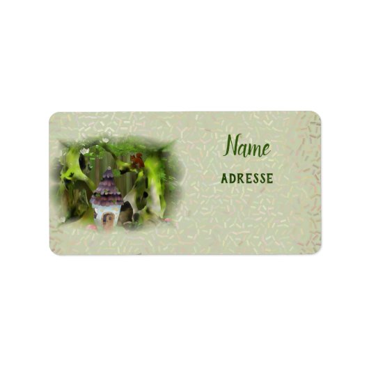 Wichtelwald Adressaufkleber (Vorne)