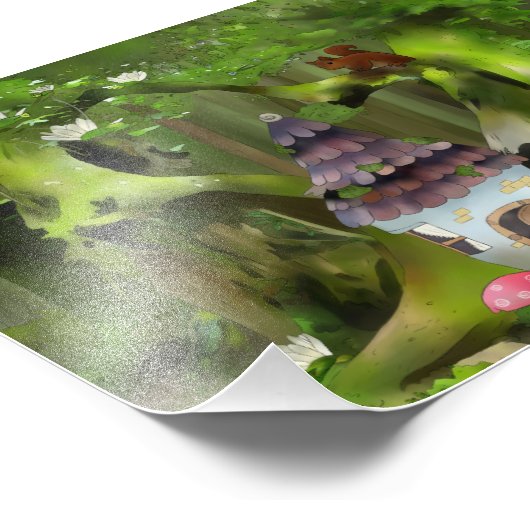 Wichtelwald Fotodruck (Ecke)