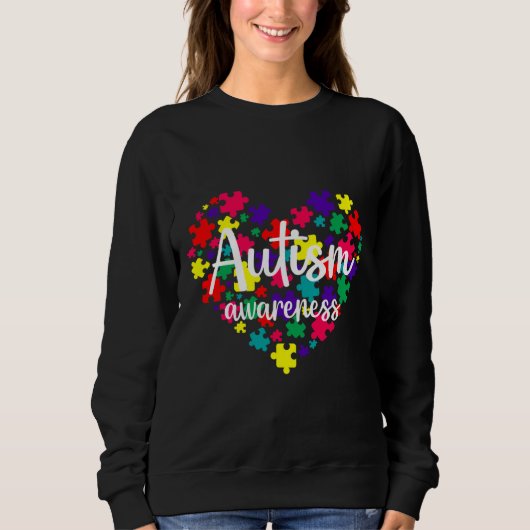 Wichtig ist das Bewusstsein für Autismus Sweatshirt (Vorderseite)