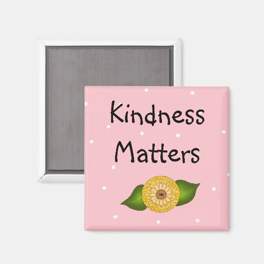 Wichtige Aspekte der Freundlichkeit - Inspiration Magnet (Vorderseite/Rückseite)