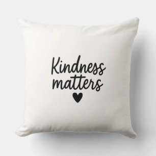 Wichtige Aspekte der Freundlichkeit - Minimalistis Kissen