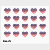 Wichtige Beziehung Fiddle Heart Sticker (Blatt)