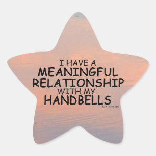 Wichtige Beziehungen Handbells Star Sticker