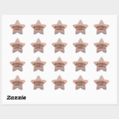 Wichtige Beziehungen Handbells Star Sticker (Blatt)
