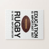 WICHTIGE Bildung FÜR RUGBY Puzzle (Horizontal)