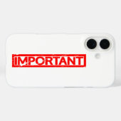 Wichtige Briefmarke Case-Mate iPhone Hülle (Rückseite (Horizontal))