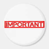 Wichtige Briefmarke Magnet (Vorne)