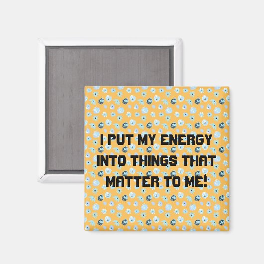 Wichtige Dinge Magnet (Vorderseite/Rückseite)