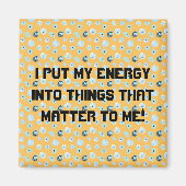 Wichtige Dinge Magnet (Vorne)