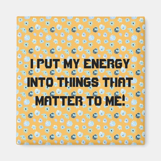 Wichtige Dinge Magnet (Vorne)