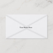 Wichtige E-Mail-Umschlag-Visitenkarte Visitenkarte (Rückseite)