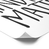 Wichtige Güte, inspirierendes Zitat Poster (Ecke)