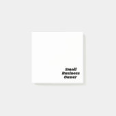 Wichtige Hinweise für kleine Unternehmen Post-it Klebezettel (Vorderseite)