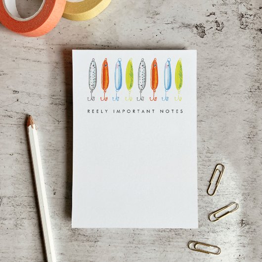 Wichtige Hinweise zum Fischfang Post-it Klebezettel