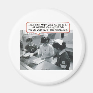 Wichtige Krankenschwester - Süßer Hut Magnet