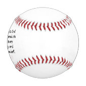 Wichtige Message Baseballs (Vorderseite)