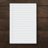 Wichtige Notizen zum Notebook mit breiter Regie