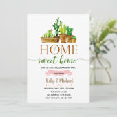 Wichtige Party Einladung zur Erwärmung von Häusern (Stehend Vorderseite)