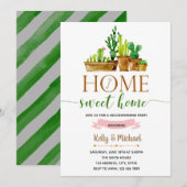 Wichtige Party Einladung zur Erwärmung von Häusern (Vorne/Hinten)