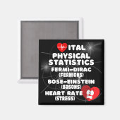 Wichtige Physikalische Statistiken Magnet (Vorderseite/Rückseite)