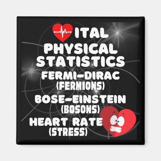 Wichtige Physikalische Statistiken Magnet (Vorne)