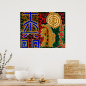 Wichtige Reiki-Heilschilder von Navin Poster (Küche)