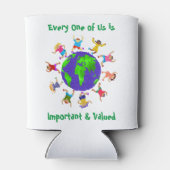 Wichtige und wertvolle Kinder Dosenkühler (Rückseite)