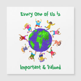 Wichtige und wertvolle Kinder Magnetkarte