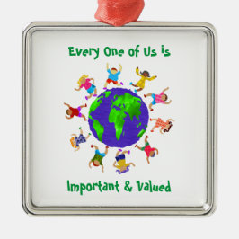 Wichtige und wertvolle Kinder Ornament Aus Metall