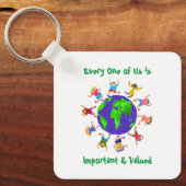 Wichtige und wertvolle Kinder Schlüsselanhänger (Vorderseite)