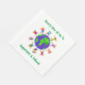 Wichtige und wertvolle Kinder Serviette (Ecke)