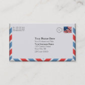 Wichtige Visitenkarte für Luftpost (Vorderseite)