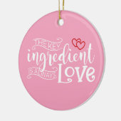 Wichtiger Bestandteil ist die Liebe Valentine | Or Keramik Ornament (Links)