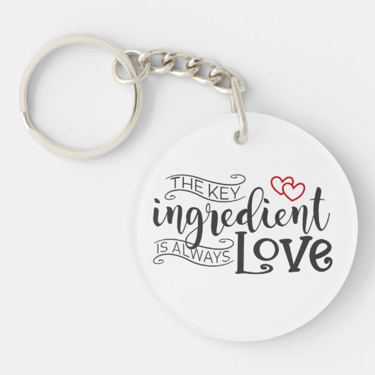 Wichtiger Bestandteil ist die Liebe Valentine | Sc Schlüsselanhänger (Vorderseite)