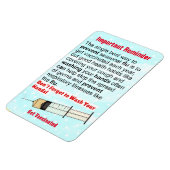 Wichtiger Erinnerung Magnet (Linke Seite)