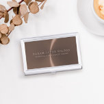 Wichtiger Gold-Visitenkartenhalter für Rose Visitenkarten Dose<br><div class="desc">Fügen Sie Ihren Namen zu diesem äußerst wichtigen Rose Gold Business Card Holder und Pop es in Ihre Tasche. Perfektes Geschenk für die extrem wichtige Person in Ihrem Leben</div>