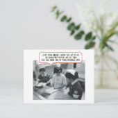 Wichtiger Krankenpfleger - Adorable Hat Postkarte (Stehend Vorderseite)