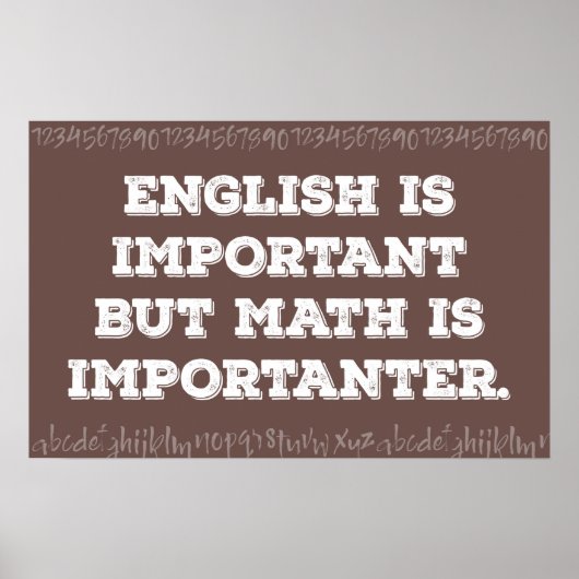 Wichtiger Poster (Vorne)