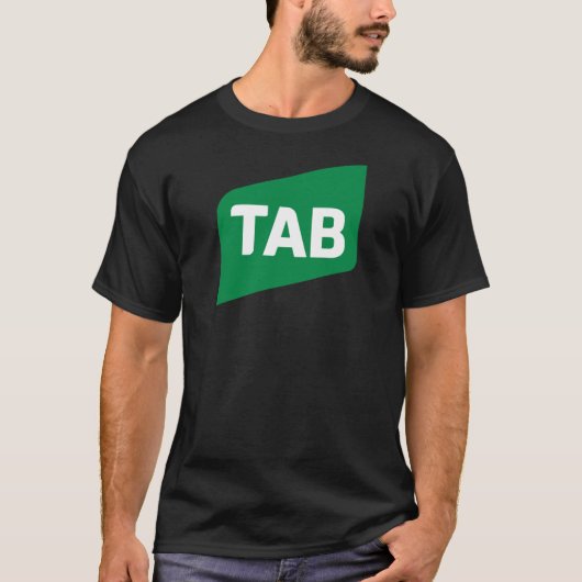 Wichtiger T - Shirt für das TAB-Logo (Vorderseite)