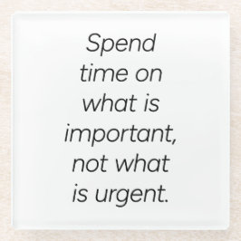 Wichtiger Untersetzer aus Glas