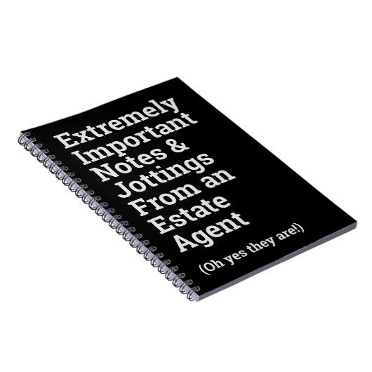 Wichtiges Anwesen-Agent-Notebook Notizblock (Rechte Seite)