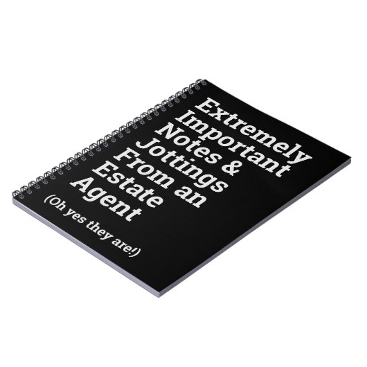 Wichtiges Anwesen-Agent-Notebook Notizblock (Linke Seite)